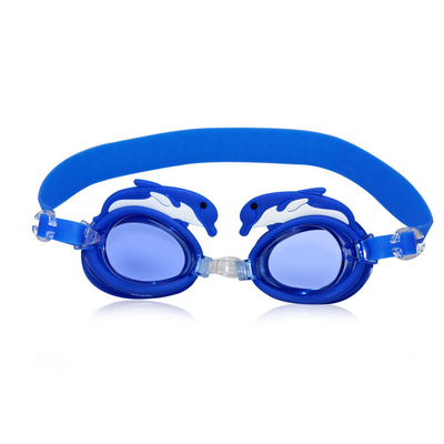 Cartoon Wide View Cute Animal Anti Fog Swimming Goggles UV400 For Kids