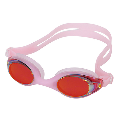 Leakproof Polarized Adult Clear Swim Team Goggles Logo Printing